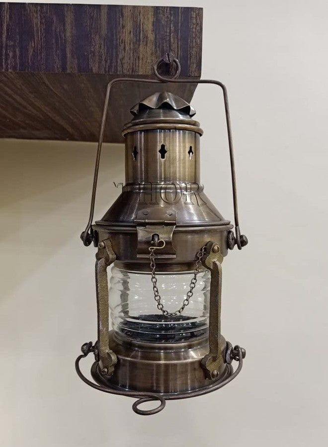 THOR INSTRUMENTS Nautical Oil Lamp Lantern /Decorative Hanging Lantern/ Marine Ship Lamp/ -Boat -Oil Lamp-Vintage Antique Lighting Boat Lamp Rustic Vintage Home Decor - Image 5